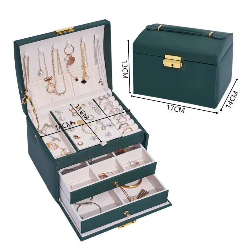 Three-layer Jewelry Storage Box