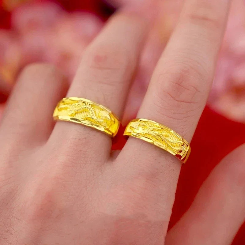 Couple Wedding 18K Gold Rings
