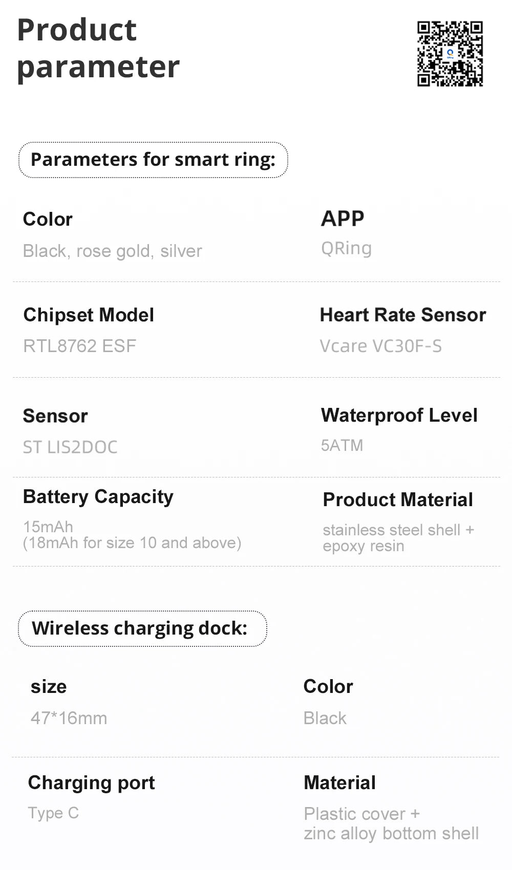 Smart Ring with Display Touch Screen