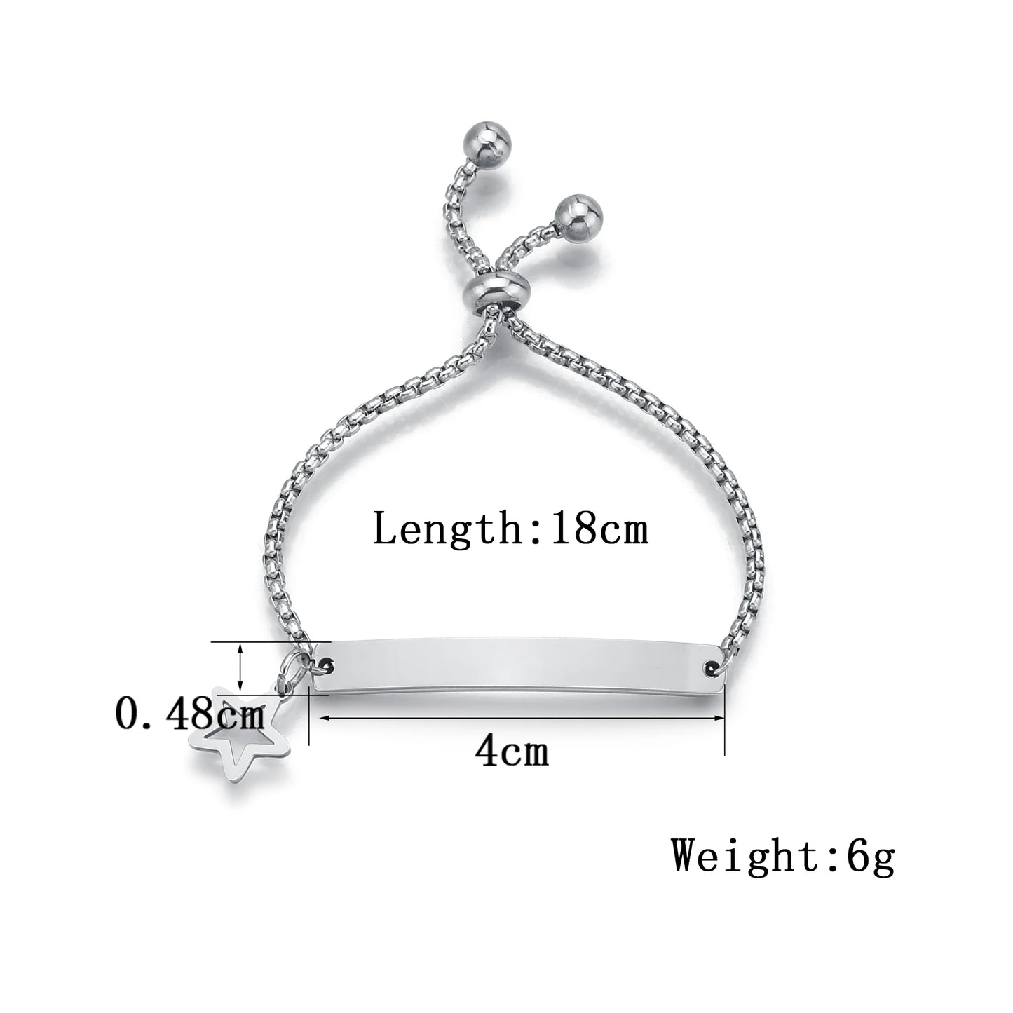 Personalized Engrave Baby Name Bracelet
