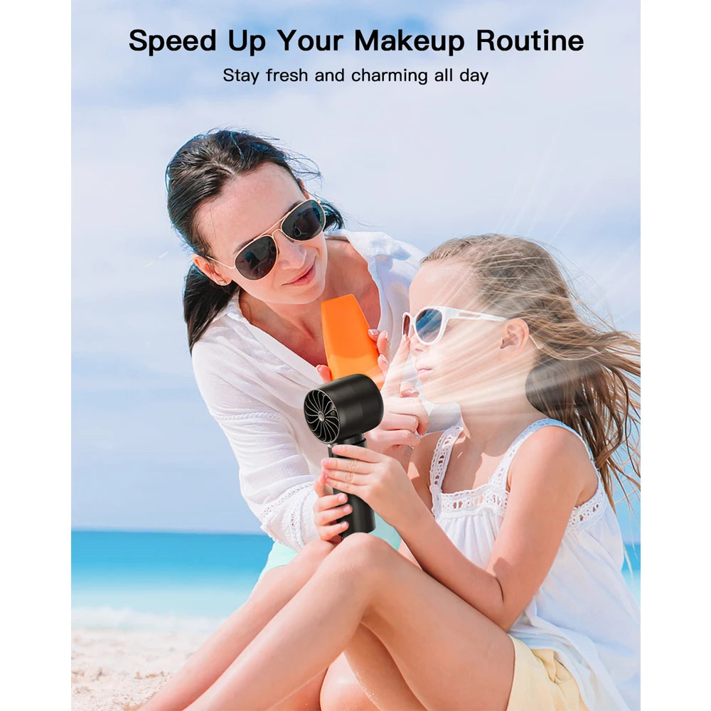 Portable Handheld Fan with LED Display