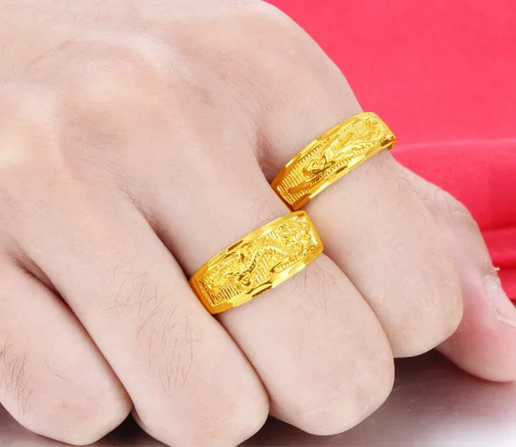 Couple Wedding 18K Gold Rings