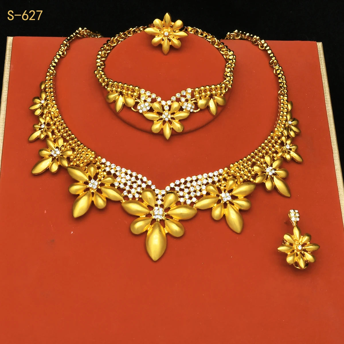 Gold Plated Necklace Set