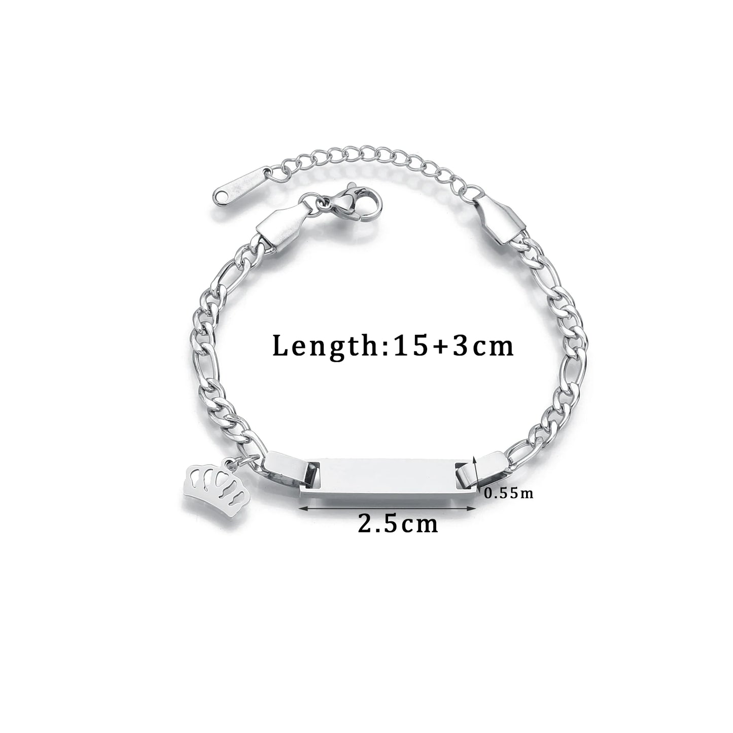 Personalized Engrave Baby Name Bracelet