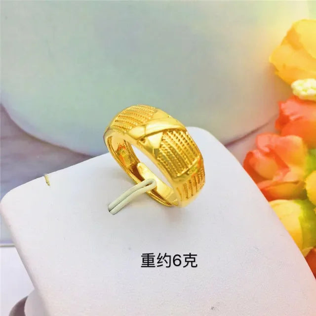 Couple Wedding 18K Gold Rings