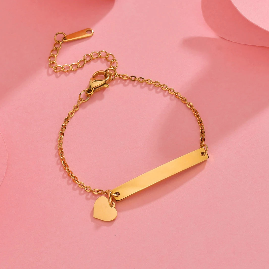 Personalized Engrave Baby Name Bracelet