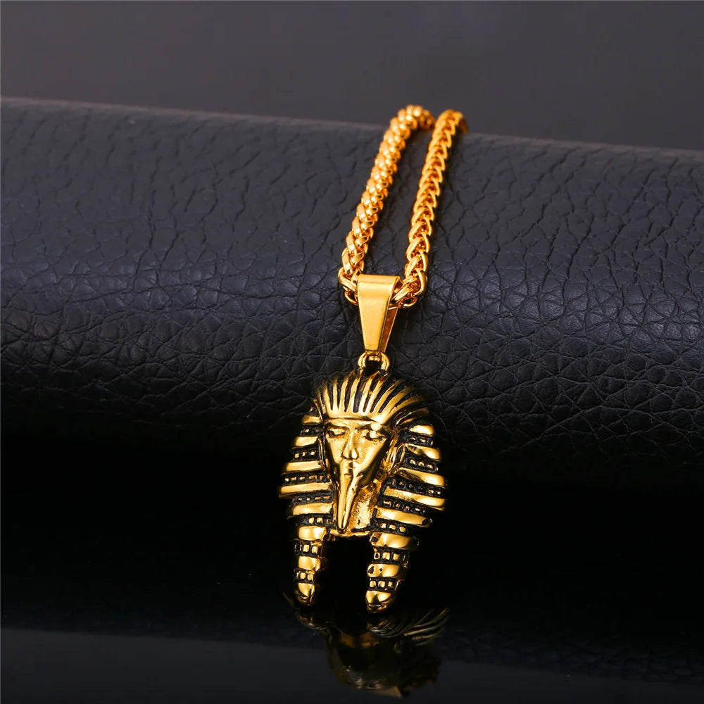 Pharaoh Head Necklaces