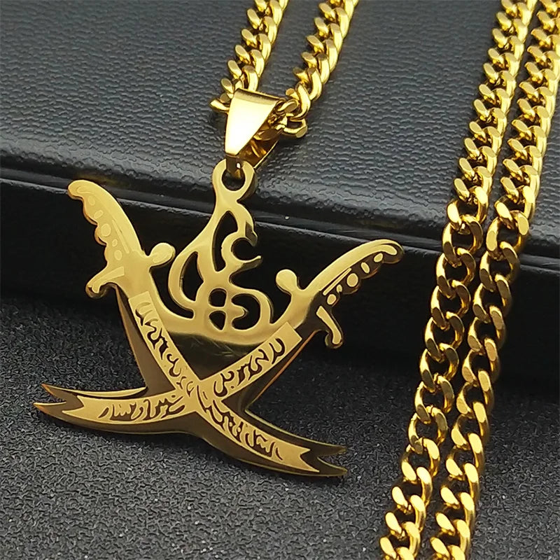 Arabic Sword Necklaces