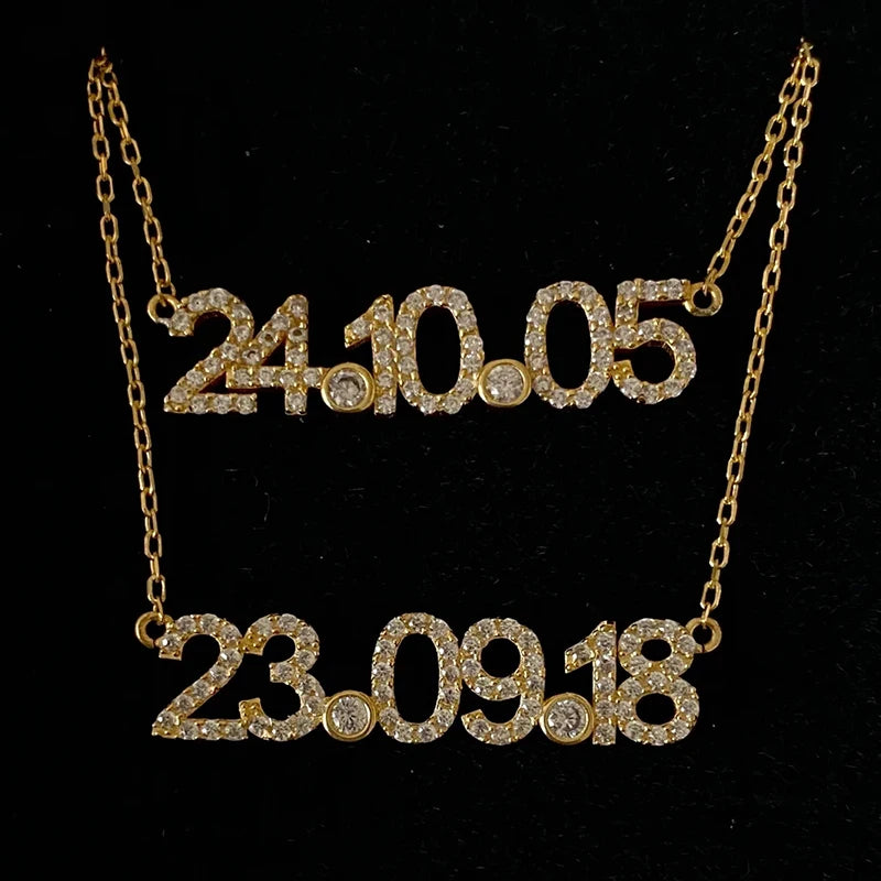 Customized Date Necklace