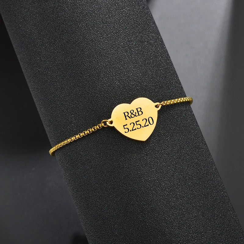 Customized Engrave Photo Bracelet