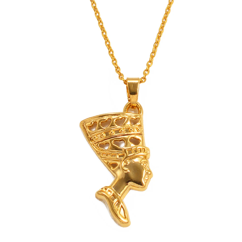 Egyptian Queen Nefertiti Pendant Necklaces